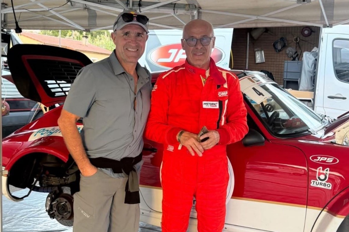 BG et BJ Turbo sur la voiture de Mr CARUSO au tour de Corse historique 2025