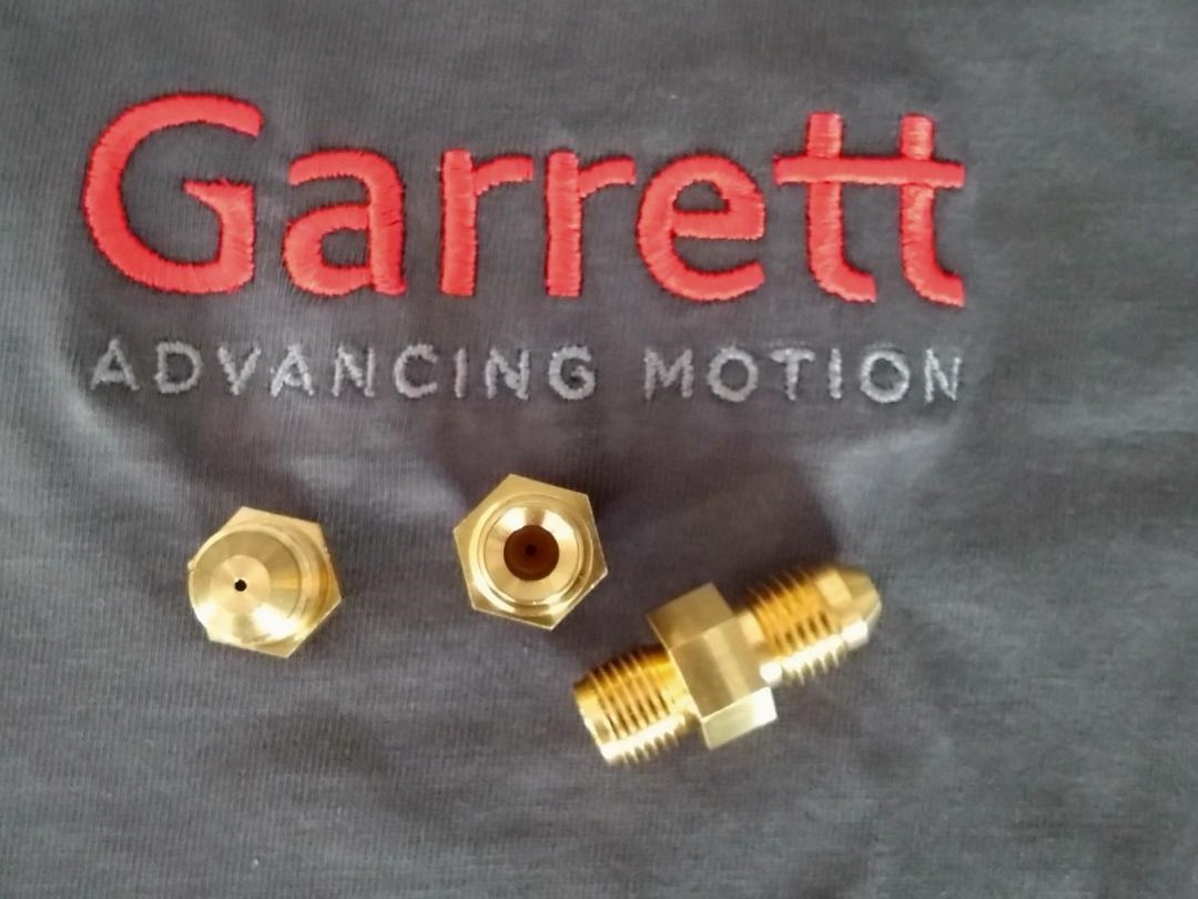Garrett - PIECES DETACHEES - NEUF - ENTREE D'HUILE - JIC -  OIL INLET FITTING - GT28 - GT30 - GTX28 - G25 - G30 - G35