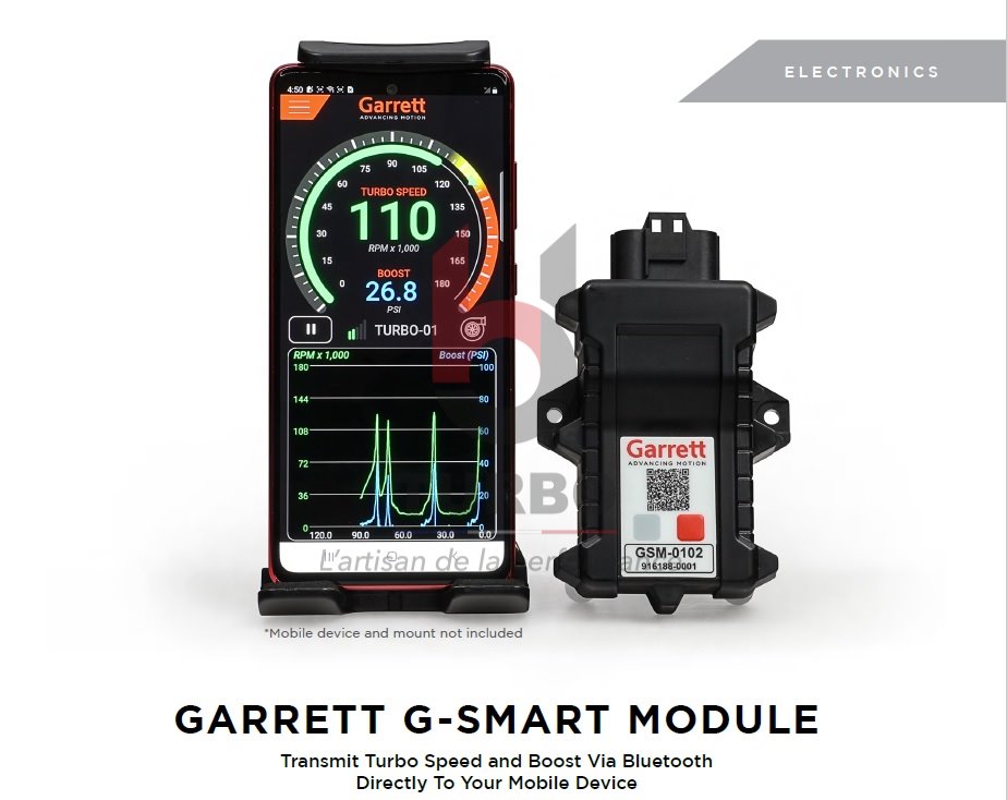 Garrett - PIECES DETACHEES - NEUF - CAPTEUR DE VITESSE - Turbo Speed / Boost Module Kit (Module, Harness, Flange TS Sensor - G-Series | GTX Gen II 47,50,55 | PowerMax)
