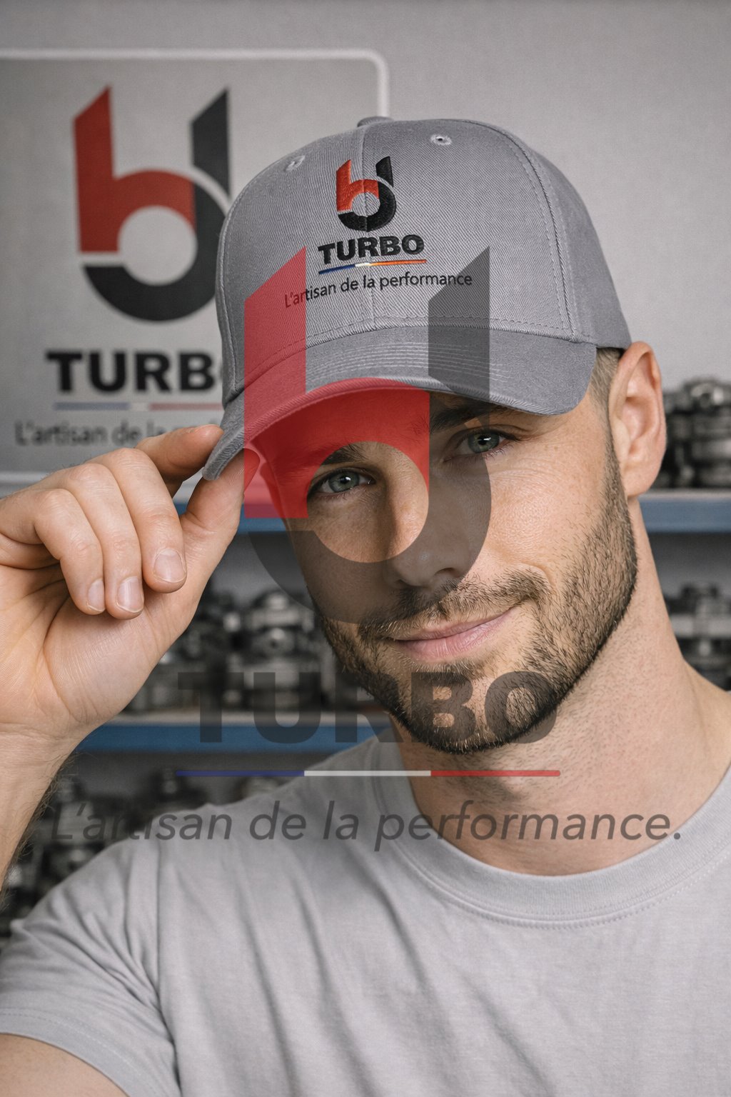 Casquette BJ Turbo _ Grise
