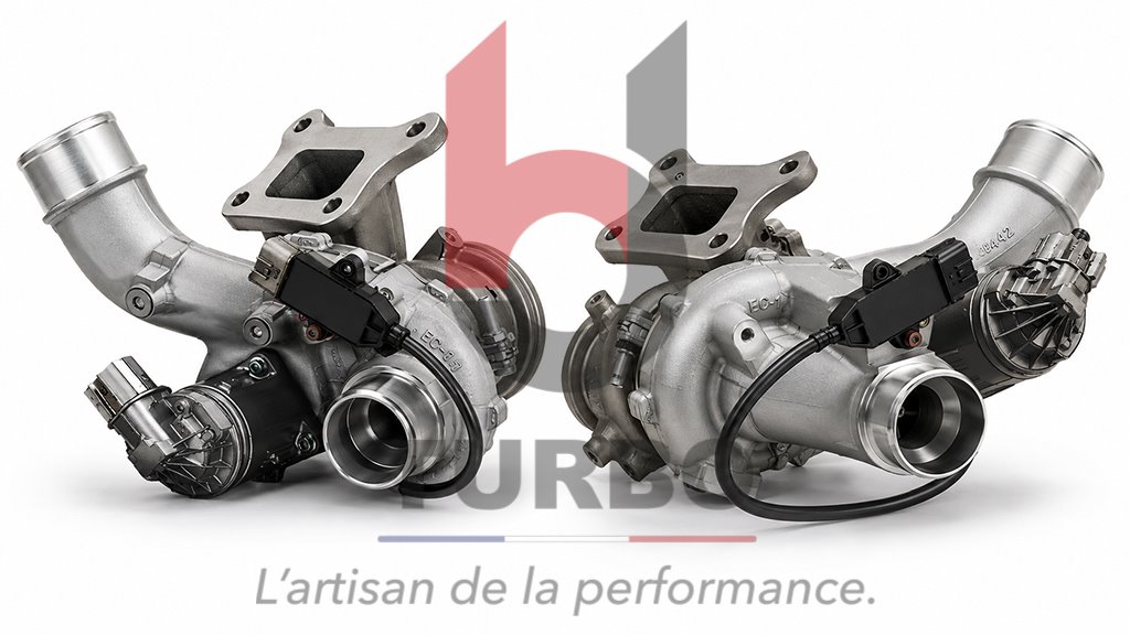 Garrett - TURBO RH GARRETT MGT1446Z NEUF ORIGINE - STAGE 2 JUSQU'A 560CV - 2016+ INFINITI Q50 Q60 3.0L TWIN-TURBO V6 - 959783-5001S - 883935-0005 - 883937-0005 - VA AVEC 955599-5001S